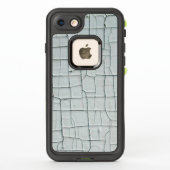 Coque LifeProof Pour iPhone Peinture blanche fissurée et écaillée (Dos)