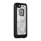 Coque LifeProof Pour iPhone Personnalisation du Motif de marbre (Dos/Droite)