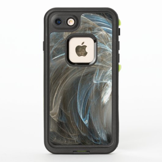 Coque LifeProof Pour iPhone Plumes d'ange Abstraites (Dos)