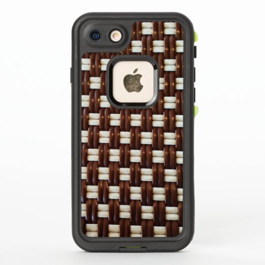 Coque LifeProof Pour iPhone Poids Brown et blanc (Dos)