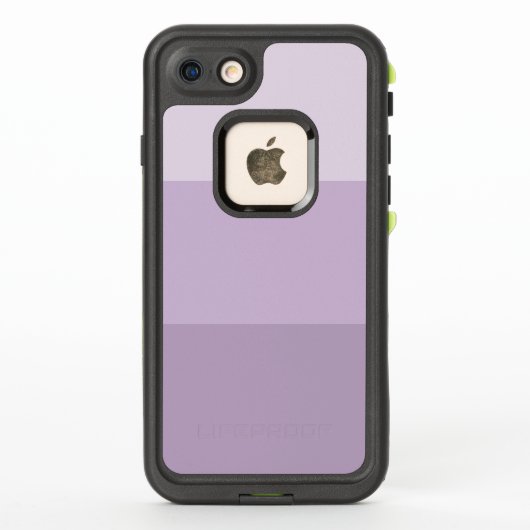 Coque LifeProof Pour iPhone Purple Ombre rayé (Dos)