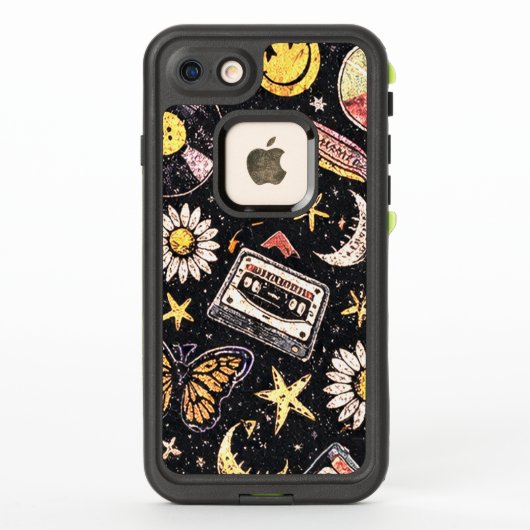 Coque LifeProof Pour iPhone Retro Grunge Sunshine Bliss (Dos)