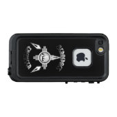 Coque LifeProof Pour iPhone Rétro Ingénieur Aérospatial (Dos Horizontal)