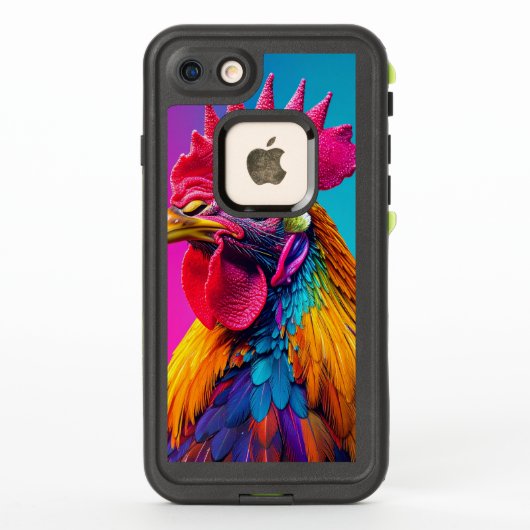 Coque LifeProof Pour iPhone rooster case (Dos)