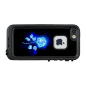 Coque LifeProof Pour iPhone Rose bleu brûlant (Dos Horizontal)