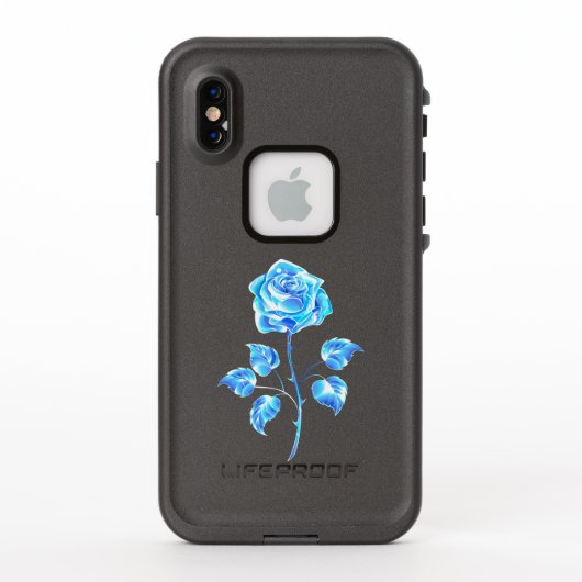 Coque LifeProof Pour iPhone Rose bleu brûlant (Dos)