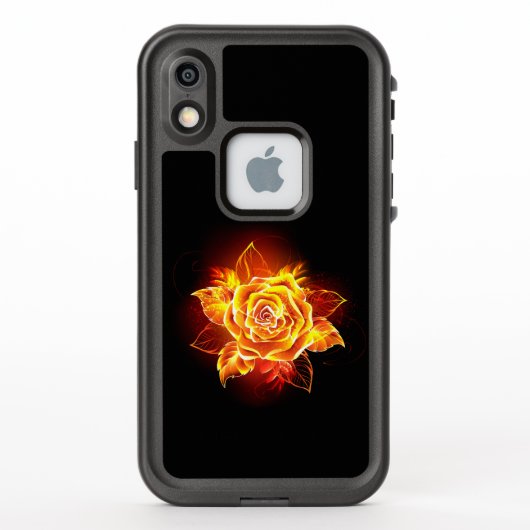 Coque LifeProof Pour iPhone Rose incendie en floraison (Dos)