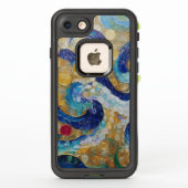 Coque LifeProof Pour iPhone Serpents à eau Klimt (Dos)