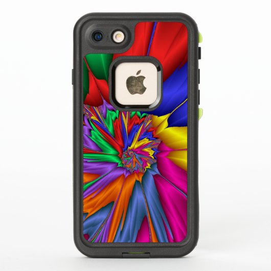 Coque LifeProof Pour iPhone Splash arc-en-ciel extrême (Dos)