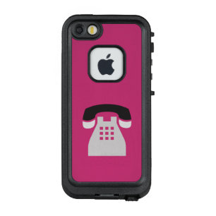 Coque LifeProof FRÄ’ Pour iPhone SE/5/5s Téléphone rétro rose Iconique sur n'importe quelle