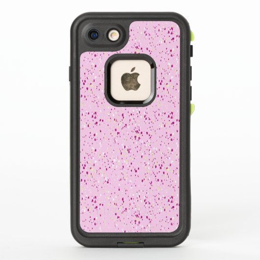 Coque LifeProof Pour iPhone Terrazzo Design Motif Abstrait (Dos)
