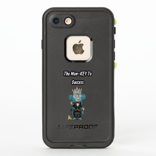 Coque LifeProof Pour iPhone The mon-key to success (Dos)
