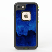 Coque LifeProof Pour iPhone Tons de fumée bleue (Dos)
