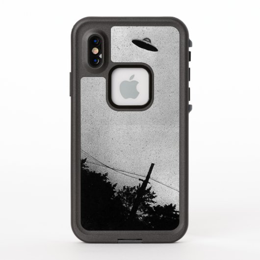 Coque LifeProof Pour iPhone UFO Alien Extraterrestrial Spacecraft Top Secret (Dos)