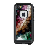 Coque LifeProof Pour iPhone Vent foncé centré sur le cube (Dos)