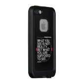 Coque LifeProof Pour iPhone Vérité conçue pour vous (Dos/Droite)