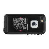 Coque LifeProof Pour iPhone Vérité conçue pour vous (Dos Horizontal)
