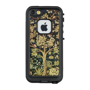 Coque LifeProof FRÄ’ Pour iPhone SE/5/5s William Morris Arbre De Vie Vintage Pré-Raphaéli