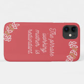 Coque-Mate à peine là Apple iPhone 11 Coque (Dos (Horizontal))