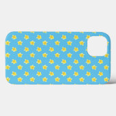 Coque-Mate coque ipad : Primroses sur Turquoise (Verso (horizontal))