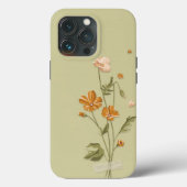 coque-Mate coque iphone de fleurs chic (Verso)