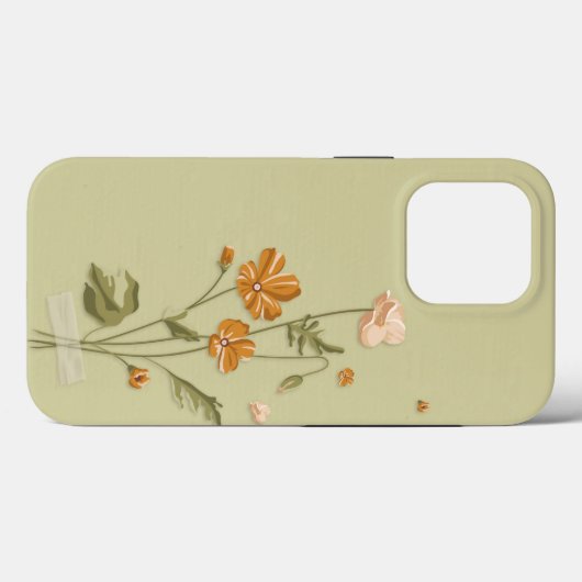 coque-Mate coque iphone de fleurs chic (Verso (horizontal))