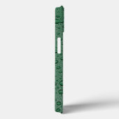 Coque-Mate coque iphone de gouttelettes d'eau vert (Verso / Droite)