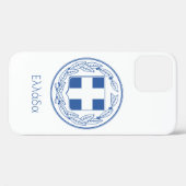 Coque-Mate coque iphone de l'emblème de la Grèce (Verso (horizontal))