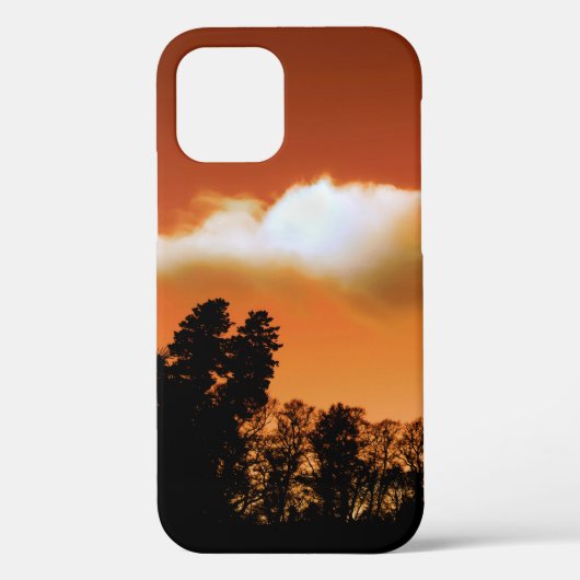 Coque-Mate coque iphone des arbres du coucher de s (Verso)