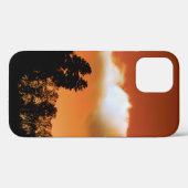 Coque-Mate coque iphone des arbres du coucher de s (Verso (horizontal))