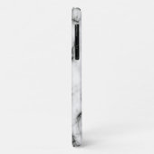 Coque-Mate coque iphone en marbre noir (Dos/Gauche)