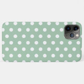 Coque-Mate de Sage Green Pastel Polka Dot coque ip (Dos (Horizontal))