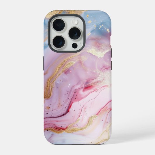 Coque-Mate de script élégant de couleur pastel (Verso)