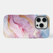Coque-Mate de script élégant de couleur pastel (Verso Horizontal)
