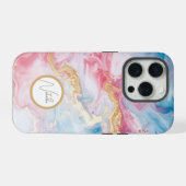 Coque-Mate de script élégant de couleur pastel (Verso Horizontal)