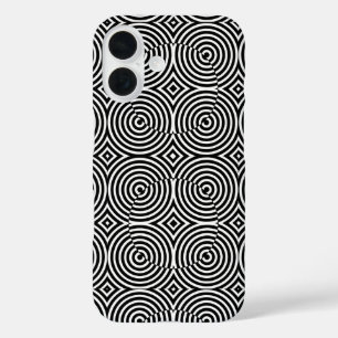 Coque-Mate d'écran hypnotique iPhone 16 Coque