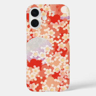 Coque-Mate Rose japonais iPhone 16 Coque