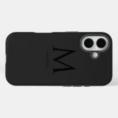Coque-Mate simple et moderne Monogramme coque ipho (Verso (horizontal))
