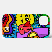 Coque-Mate Tough Xtreme iPhone X Coque HAPPY MONST (Verso (horizontal))