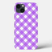 Coque mauve en vichy coque iphone Mate (Verso)