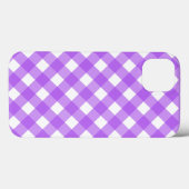 Coque mauve en vichy coque iphone Mate (Verso (horizontal))