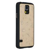 Coque Mince En Érable Galaxy S5 Arrière - plan de bébé (Droite)