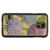 Coque Mince En Érable Galaxy S5 Hydrangée de printemps I (Devant (horizontal))