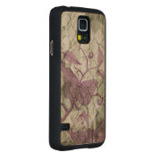 Coque Mince En Érable Galaxy S5 Papillons arabes III (Droite)