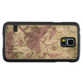 Coque Mince En Érable Galaxy S5 Papillons arabes III (Devant (horizontal))