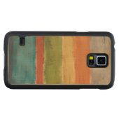 Coque Mince En Érable Galaxy S5 Strates de MESA I (Devant (horizontal))