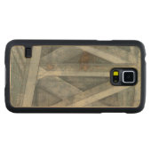 Coque Mince En Érable Galaxy S5 Structure industrielle | Pont (Devant (horizontal))