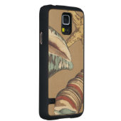 Coque Mince En Érable Galaxy S5 Trio Shell sur Khaki (Droite)