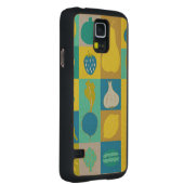 Coque Mince En Érable Galaxy S5 Veggie Blocks I (Droite)