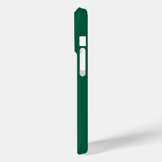 Coque minimal initial vert moderne - coque iphone  (Verso / Gauche)